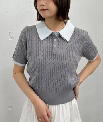 archives 레이어드 케이블 폴로 니트