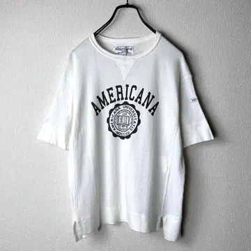 AMERICANA 아메리카나 T셔츠 반팔 화이트 빅 로고
