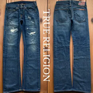 USA TRUE RELIGION W30 부츠컷 데님 Y2K