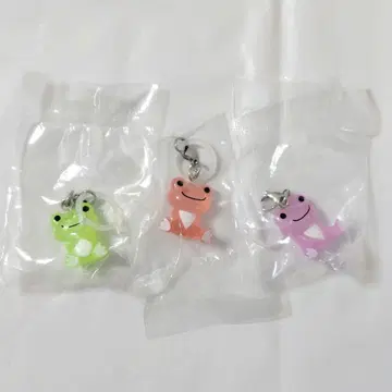 개구리 피클스 메지루시 액세서리 연두 핑크 보라 세트