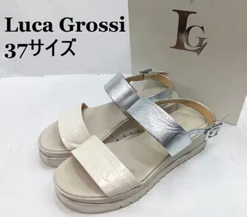 Luca Grossi / 루카그로시 화이트 x 실버 샌들 37