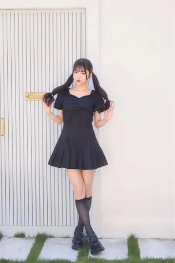 evelyn 츠시로 미즈키 콜라보 원피스 새상품 미사용 택 포함