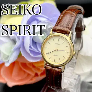 작동 SEIKO 세이코 스피릿 라운드 새 벨트 손목시계 I36