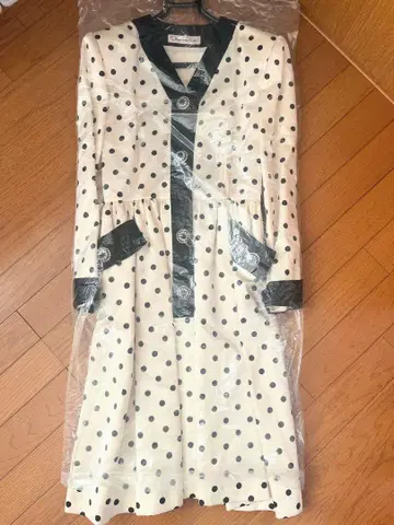 Oscar de la Renta 도트 무늬 롱 원피스