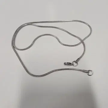 플래티넘 합금 스네이크 목걸이