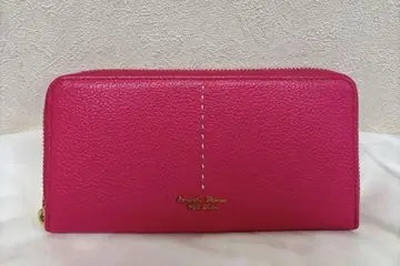 사만다 타바사 쁘띠 초이스 핑크 가죽 장지갑