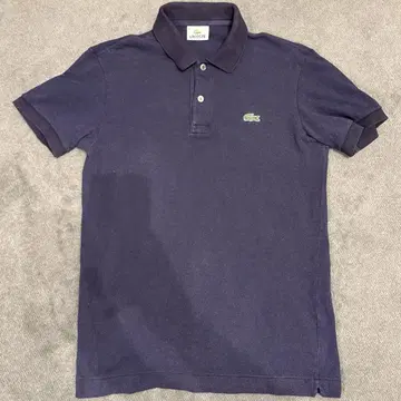 LACOSTE 네이비 반팔 피케 셔츠 사이즈 3