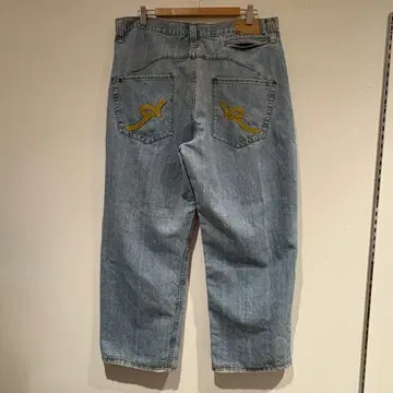 roca wear 데님 팬츠 Y2K 자수