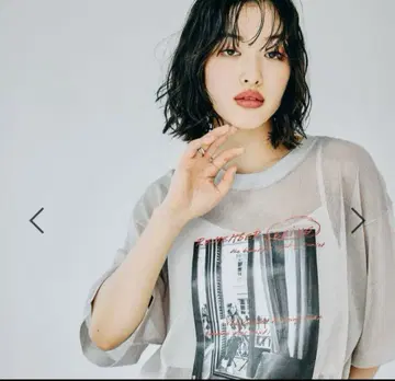 렙심 12게이지 시어 로고 5부 소매 풀오버 그레이