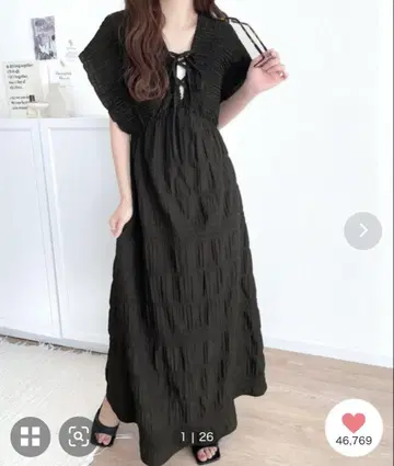[ mily bilet ] 마조리카 플리츠 개더 플레어 원피스
