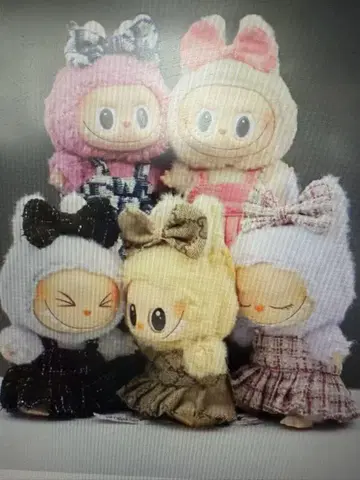 라부부 17cm 옷 갈아입히기 봉제인형 옷 2세트