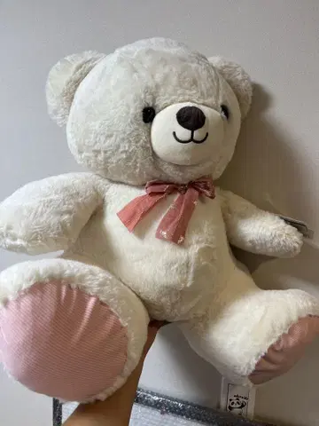 화이트 곰 봉제 인형 초대형 BIG