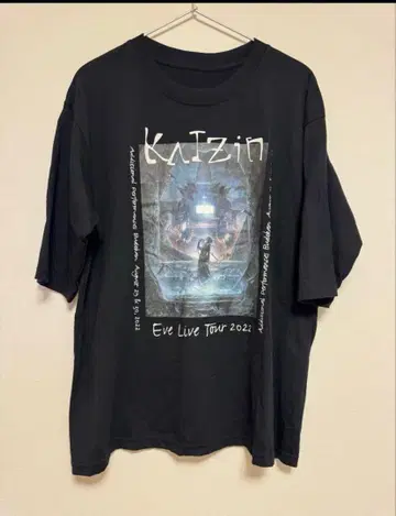 Kaizin Eve Live Tour 2022 티셔츠 L 사이즈 블랙