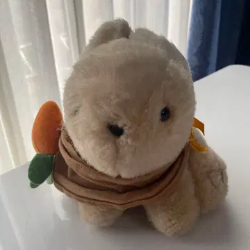 피너츠 클럽 토끼 봉제 인형 오렌지 야채 포함