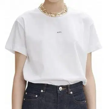 아페쎄 A.P.C 원포인트 로고 티셔츠 S 정품