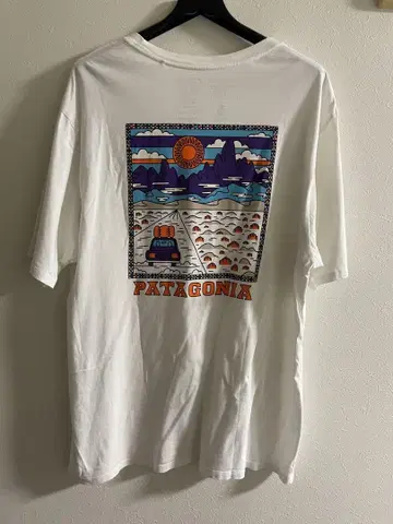 patagonia 화이트 티셔츠 L