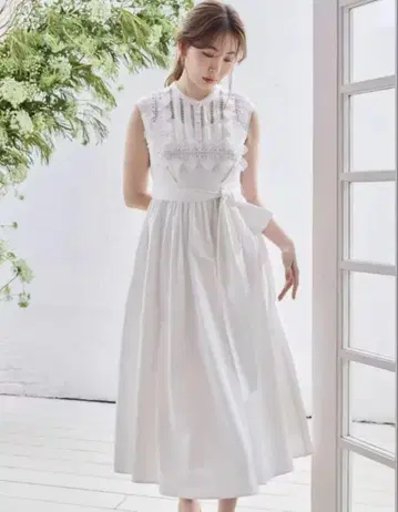 Grace Cotton-Blend Long Dress herlipto