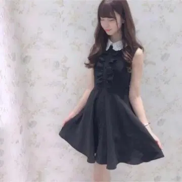 안미르 프릴 슬리브리스 원피스