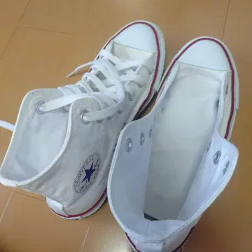 Converse All Star 화이트 하이컷 23cm