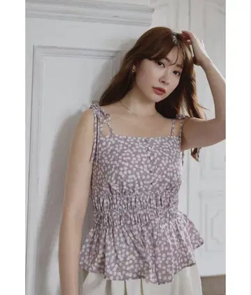 Cherry Pattern Strap Top herlipto