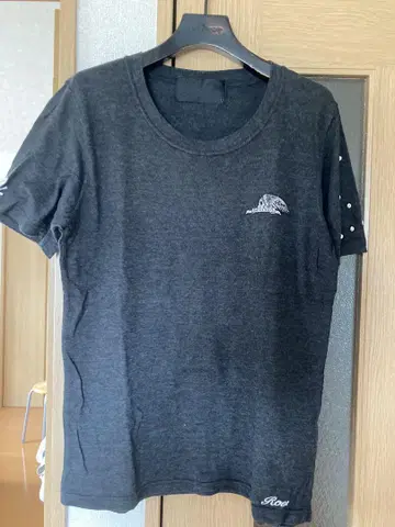 스컬 프린트 티셔츠 블랙