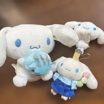 [새상품급] 시나모롤 봉제 인형 세트