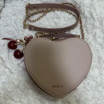 RANDA 하트 숄더백 핑크