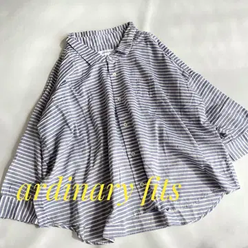 ordinary fits 스트라이프 오버사이즈 보더 셔츠