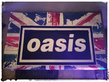 oasis 영국 국기 배너