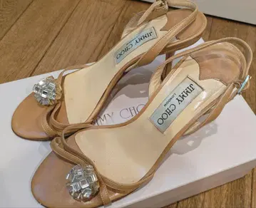 JIMMY CHOO 펌프스 샌들 베이지 22.5