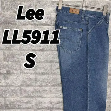 Lee 와이드 크롭 팬츠 유즈드 가공 LL5911 S 사이즈
