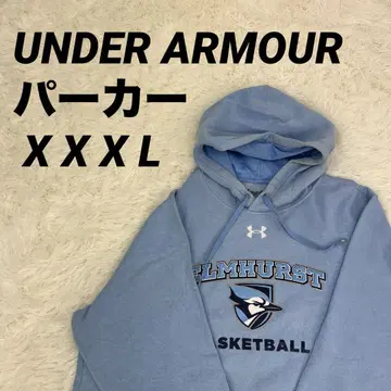 스카이블루 후드티 남녀 공용 UNDER ARMOUR 남녀 공용