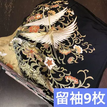 [기모노 리메이크 소재] 전통 예복 기모노 9장 묶음 판매, 핸드메이드용