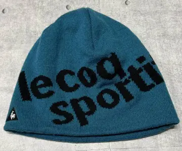 le coq sportif 빅 로고 니트 모자 르꼬끄 스포르티브
