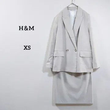 H&M 수트 상하의 셋업 XS 벨트 얇은 소재