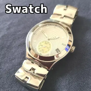 Swatch 실버 손목시계 IRONY SR936SW