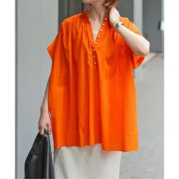 Spick & Span 코튼 린넨 셔츠