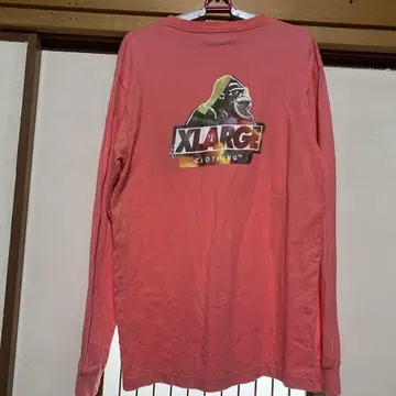 XLARGE 핑크 긴팔 티셔츠 M