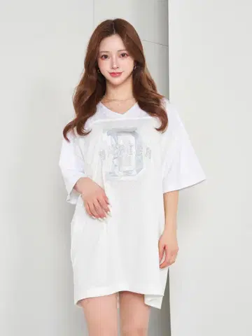 Darich 메쉬 아플리케 빅 T셔츠