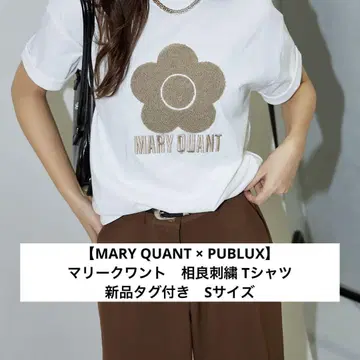 마리콴트 [ MARY QUANT x PUBLUX ] 상라 자수 티셔츠 S