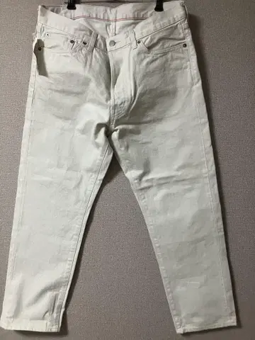 오디너리핏츠 앵클 데님 화이트 32