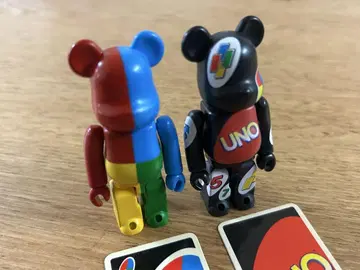 UNO 베어브릭 2체 세트 PATTERN 뒷면 와일드 카드 22