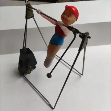 움직이는 피규어 철봉 빨간색과 파랑