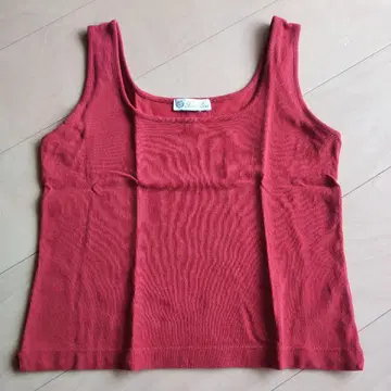 Loro Piana 탱크탑 카노코 38 빨간색