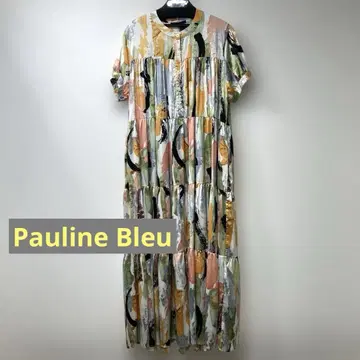 Pauline Bleu 롱 원피스 그린
