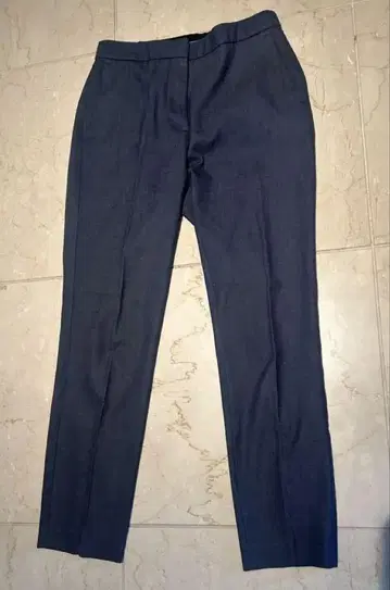 ZARA 자라 인디고 컬러 슬랙스 데님 컬러