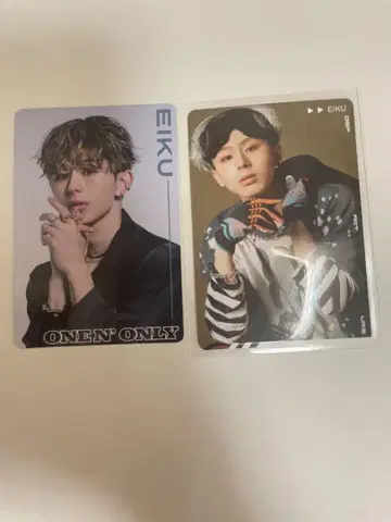 EIKU 트레이딩 카드 2장