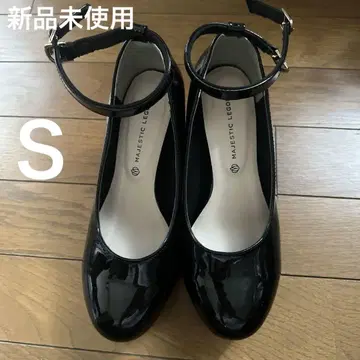 MAJESTIC LEGON 블랙 하이힐 미사용 새상품 S 블랙