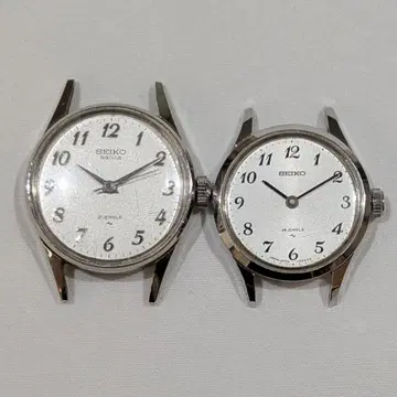 SEIKO 세이코 빈티지 수동 와인딩 손목시계 여성용 2점 일괄