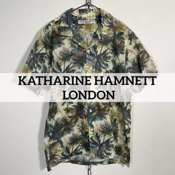 KATHARINE HAMNETT LONDON 알로하 셔츠 쉘 버튼